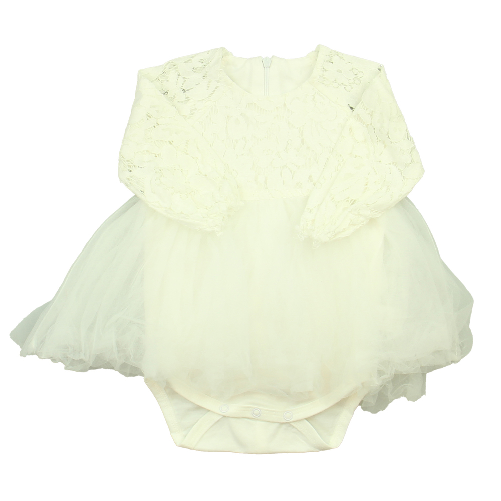 Unknown Brand Girls White Dress size: 3-6 Months
